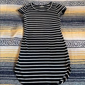 Heart & Hips Tight Striped Dress